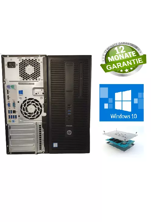 HP EliteDesk 800 G2 Tower PC Intel Core i5 6 Gen 8GB DDR4 SSD Windows 10Pro