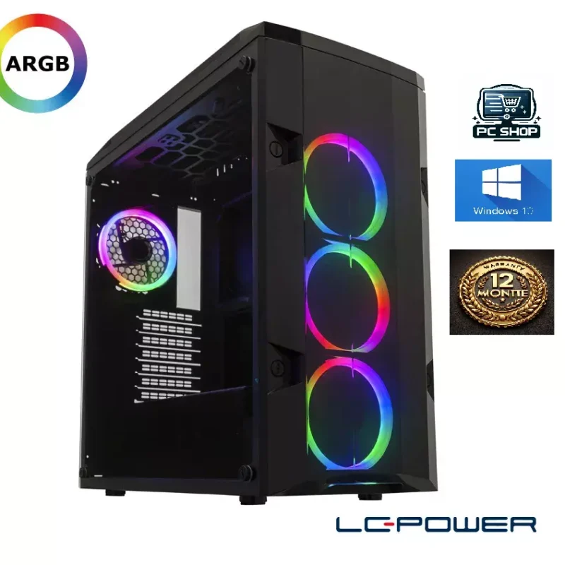 Gaming-PC für Zocker – AMD Ryzen 5, 32GB RAM, RTX 3050, Windows 10
